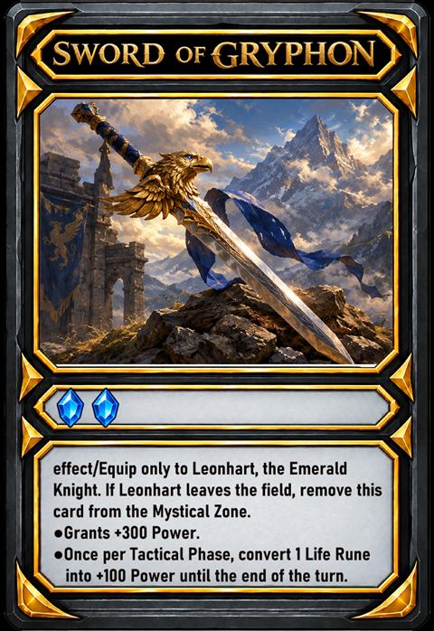 Sword of Gryphon, a Mystical card